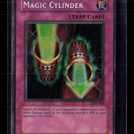 Yu-Gi-Oh! Magic Cylinder Labyrinth of Nightmare Secret Rare • LON-104 Unlimited