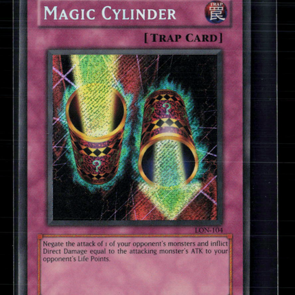 Yu-Gi-Oh! Magic Cylinder Labyrinth of Nightmare Secret Rare • LON-104 Unlimited