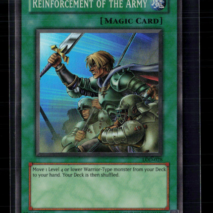 Yu-Gi-Oh! Reinforcement of the Army Legacy of Darkness SR LOD-028 Unlimited