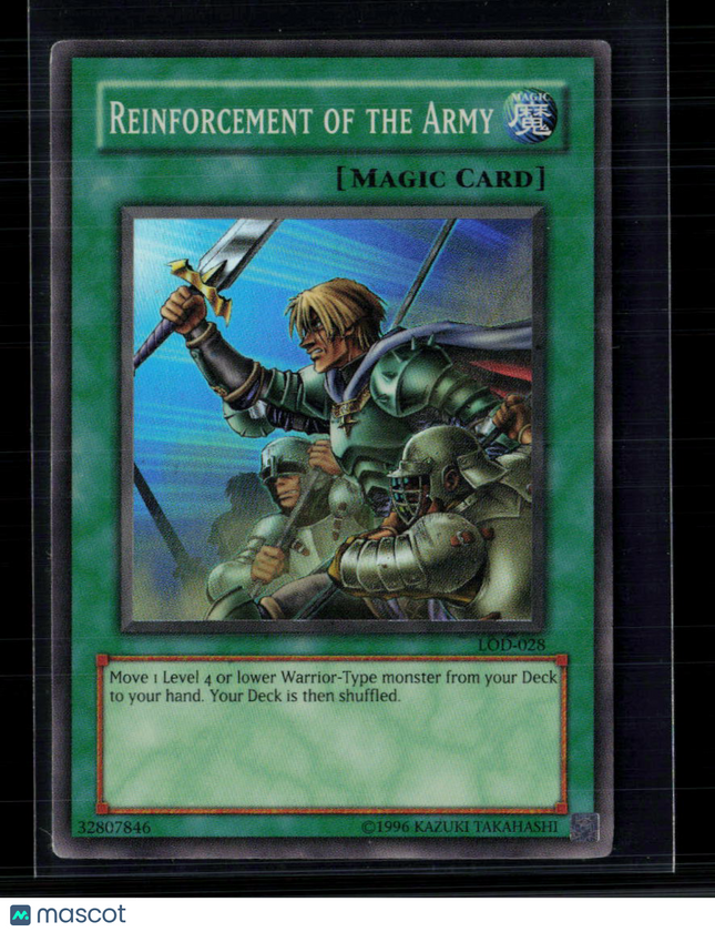 Yu-Gi-Oh! Reinforcement of the Army Legacy of Darkness SR LOD-028 Unlimited