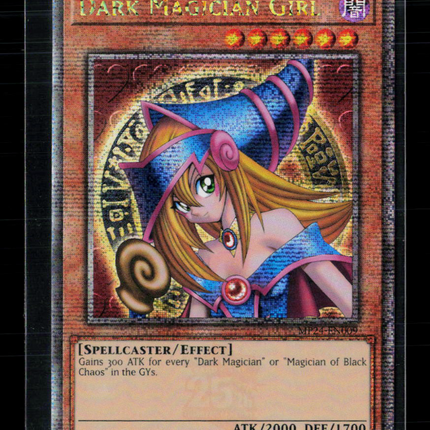 Yu-Gi-Oh! Dark Magician Girl 25th Quarter Century SR MP24-EN009 1st Edition