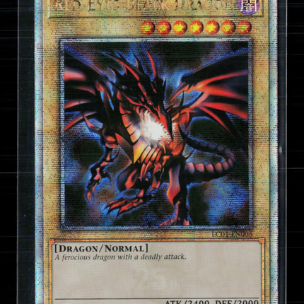 Yu-Gi-Oh! Red-Eyes Black Dragon Quarter Century SR LC01-EN006 Limited