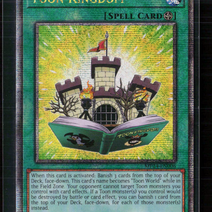 Yu-Gi-Oh! Toon Kingdom 25th Quarter Century SR MP24-EN006 1st Edition