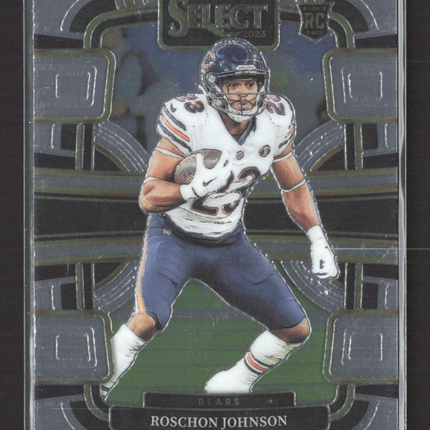 2024 Panini Select Football Concourse Roschon Johnson #19 RC