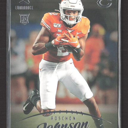 2023 Panini Luminance Football Roschon Johnson #129 RC