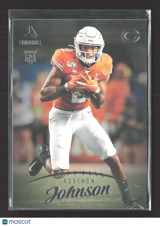 2023 Panini Luminance Football Roschon Johnson #129 RC