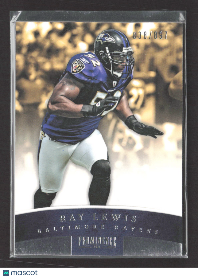 2012 Panini Prominence Ray Lewis #9 838/897
