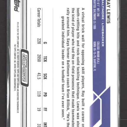 2024 Topps Composite Chrome Ray Lewis #20 Refractor