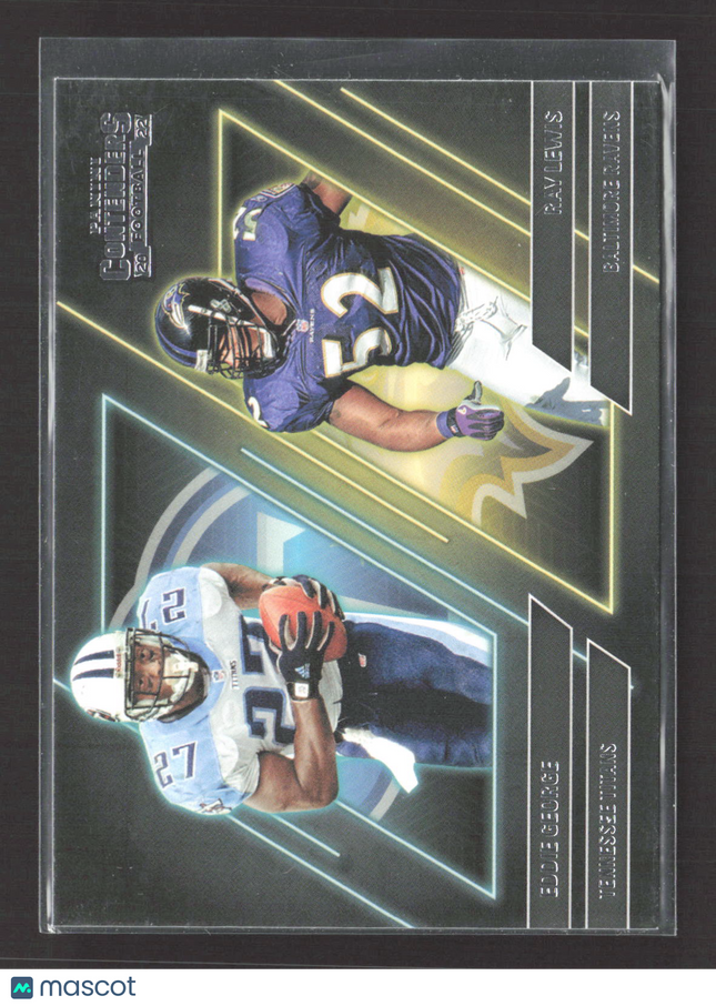 2023 Panini Contenders Football Eddie George Ray Lewis #CS-GL