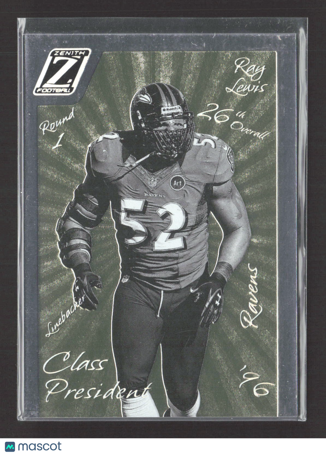 2022 Panini Zenith Football Class President Ray Lewis #CP-1996