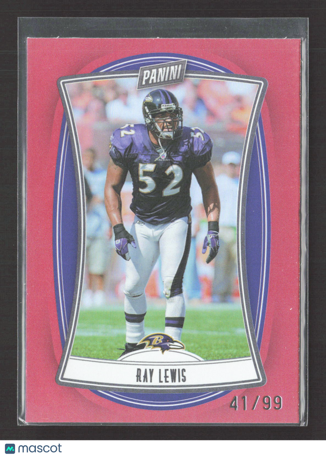 2022 Panini Player of the Day Football Ray Lewis #99 /99