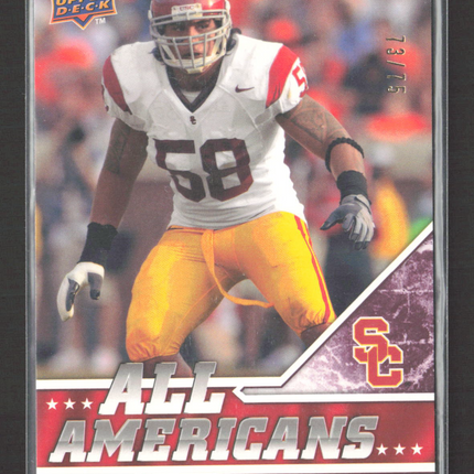 2009 Upper Deck NFL Draft Edition All Americans Rey Maualuga #283 73/75
