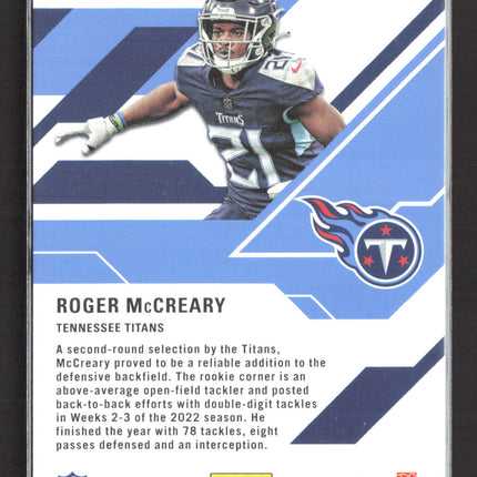 2023 Panini Chronicles Unparalleled Roger McCreary #UNP-40 RC
