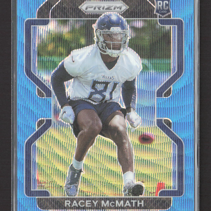 2021 Panini Prizm Racey McMath #409 Blue Wave RC 084/199