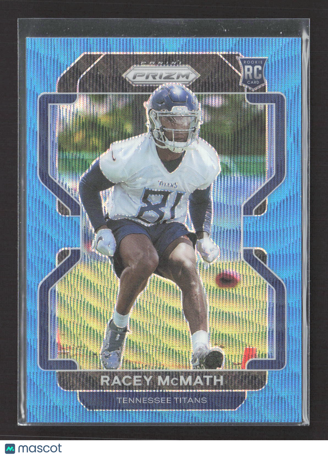2021 Panini Prizm Racey McMath #409 Blue Wave RC 084/199