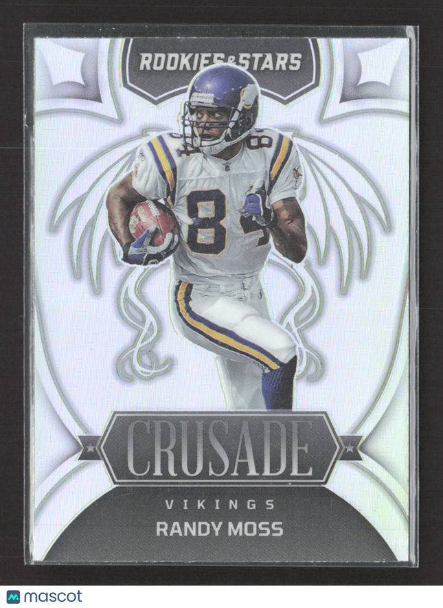 2022 Panini Rookies & Stars Crusade Randy Moss #CR-23 Silver Prizm
