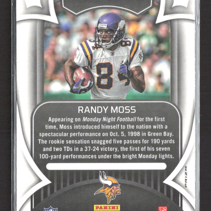 2022 Panini Rookies & Stars Crusade Randy Moss #CR-23 Silver Prizm