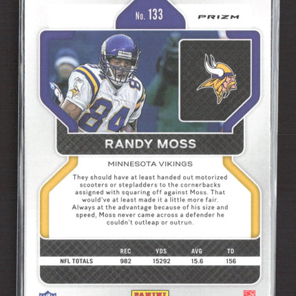 2021 Panini Prizm Mosaic Randy Moss #133 Red