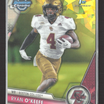 2023 Bowman Chrome University Mosaic Ryan O'Keefe #98 Yellow 51/75