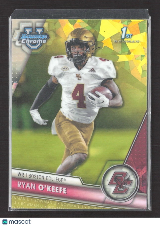 2023 Bowman Chrome University Mosaic Ryan O'Keefe #98 Yellow 51/75