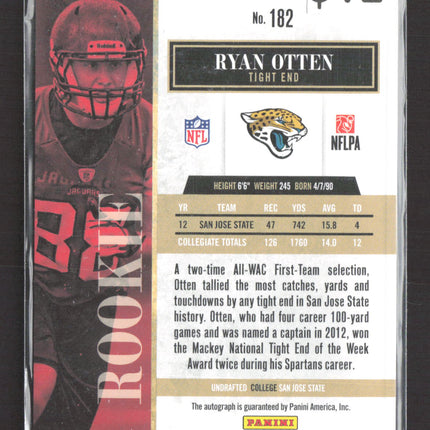 2013 Panini Elite Turn of the Century Ryan Otten #182 Green 276/299 RC Auto
