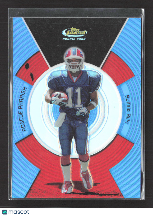 2005 Topps Finest Roscoe Parrish #135 Blue Refractor /299