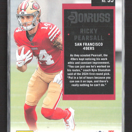 2024 Panini Donruss Football Ricky Pearsall #35