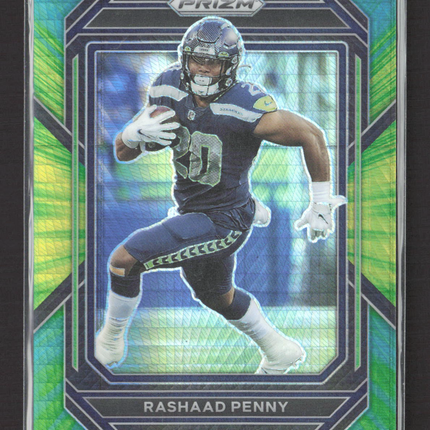 2022 Panini Prizm Rashaad Penny #255 Green Pulsar 152/175