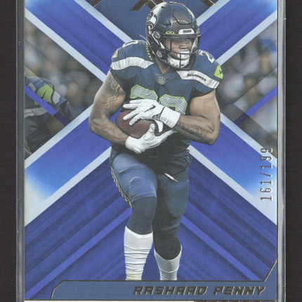 2022 Panini XR Rashard Penny #52 Blue 161/199