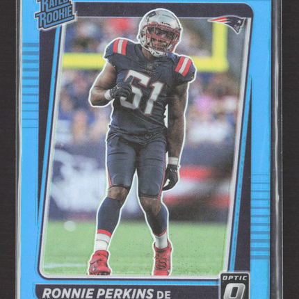 2021 Panini Donruss Optic Prizm Ronnie Perkins #283 Blue 186/299