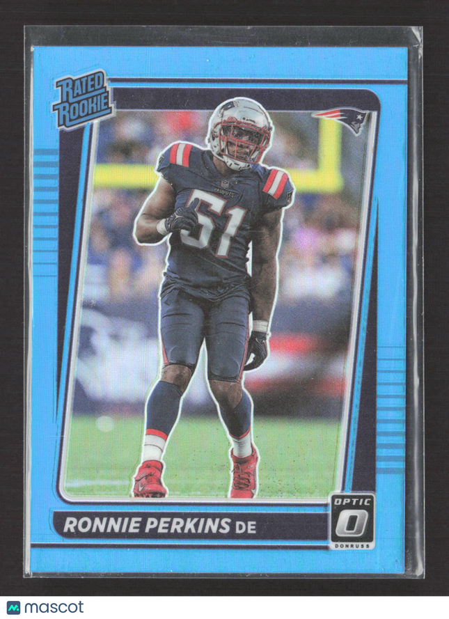2021 Panini Donruss Optic Prizm Ronnie Perkins #283 Blue 186/299