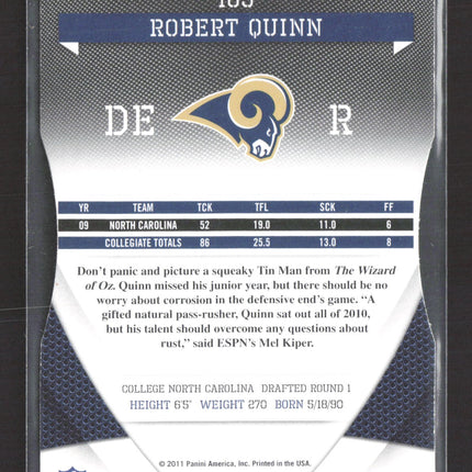 2011 Donruss Elite Rookie Status Robert Quinn #183/42