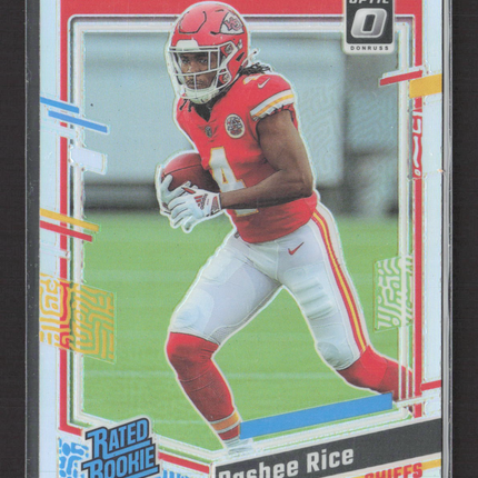 2023 Panini Donruss Optic Rashee Rice #257 Holo