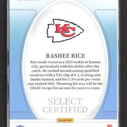 2024 Panini Select Select Certified Rashee Rice #CRO-RRI RC