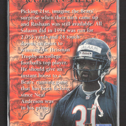1995 Fleer Ultra Rashaan Salaam #15 of 20 1st Rounder