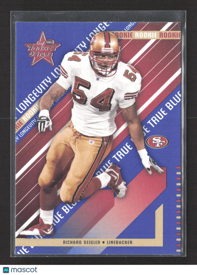 2004 Leaf Rookies & Stars Longevity True Blue Richard Seigler #186 /75