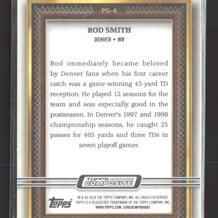 2024 Topps Composite Topps Gallery Rod Smith #PG-4