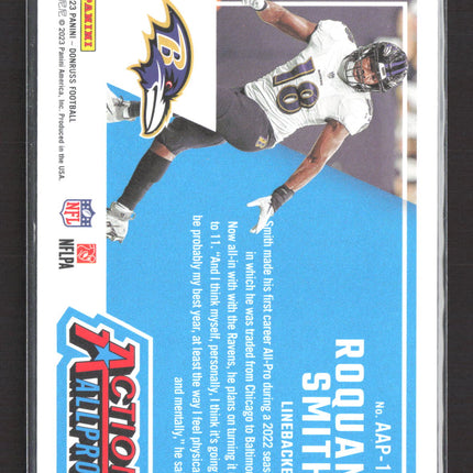 2023 Panini Donruss Action All-Pros Roquan Smith #AAP-12 Holo