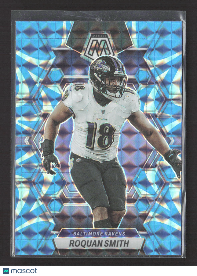 2023 Panini Mosaic Prizm Roquan Smith #16 Blue