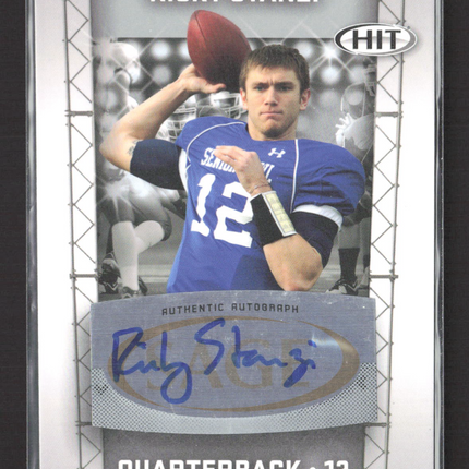 2011 SAGE HIT Ricky Stanzi #A62 Authentic Autograph Auto