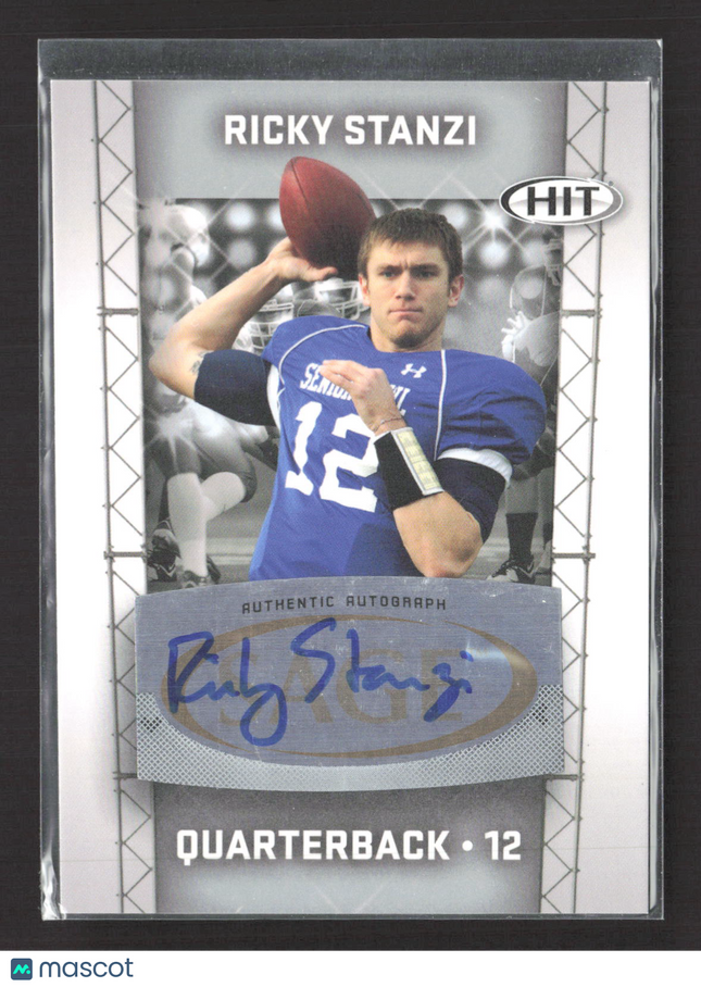 2011 SAGE HIT Ricky Stanzi #A62 Authentic Autograph Auto