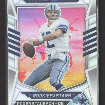 2022 Panini Rookies & Stars Airborne Prizm Roger Staubach #AI-28