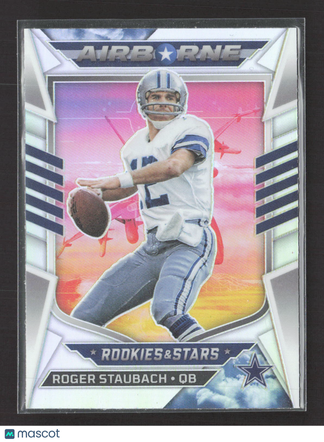 2022 Panini Rookies & Stars Airborne Prizm Roger Staubach #AI-28