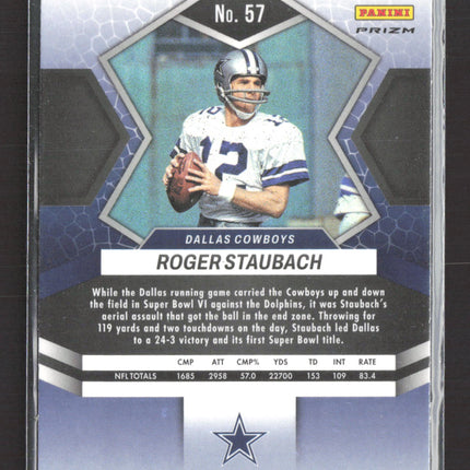 2022 Panini Prizm Mosaic Roger Staubach #57 Orange