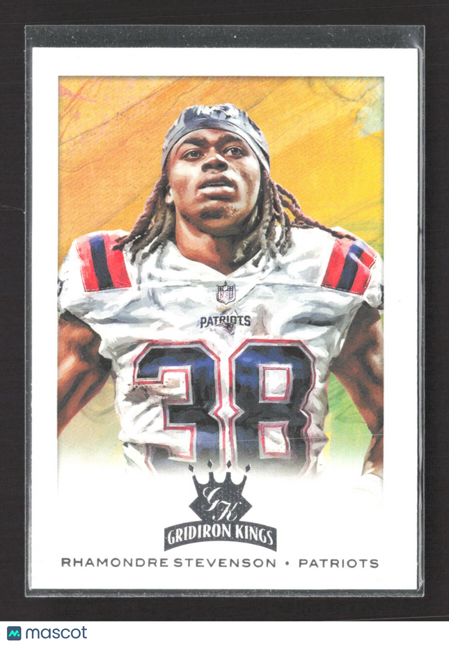 2022 Panini Chronicles Football Gridiron Kings Rhamondre Stevenson #GK-18
