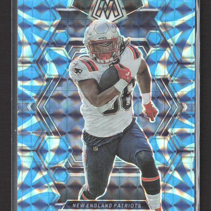 2023 Panini Mosaic Prizm Rhamondre Stevenson #161 Blue