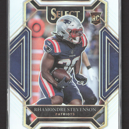 2022 Panini Select Prizm Rhamondre Stevenson #275 Club Level RC
