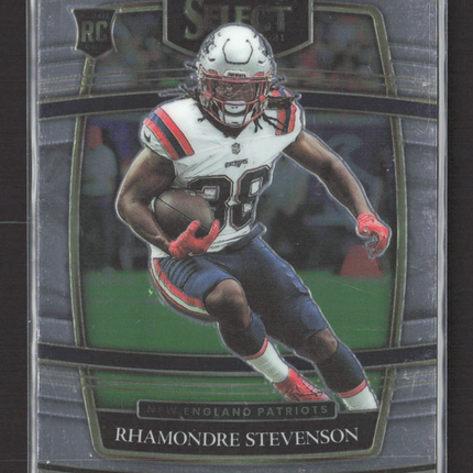 2022 Panini Select Football Concourse Rhamondre Stevenson #75 RC