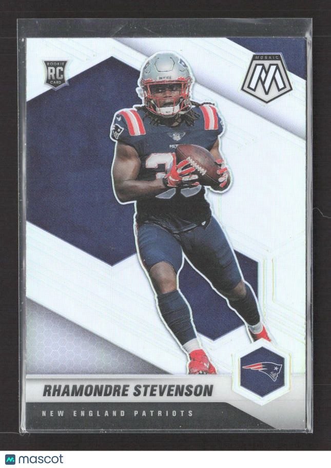 2021 Panini Mosaic Prizm Rhamondre Stevenson #337 RC