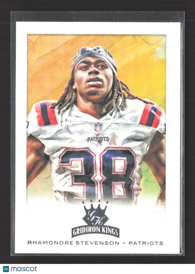 2022 Panini Chronicles Football Gridiron Kings Rhamondre Stevenson #GK-18